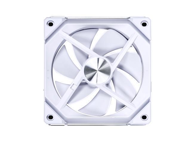 Lian Li UNI Fan SL120 V2 RGB White- UF-SL120V2-1W PC Cooling Computer ARGB Case Fans Heatsink Cooler(Single Pack- Without Controller)