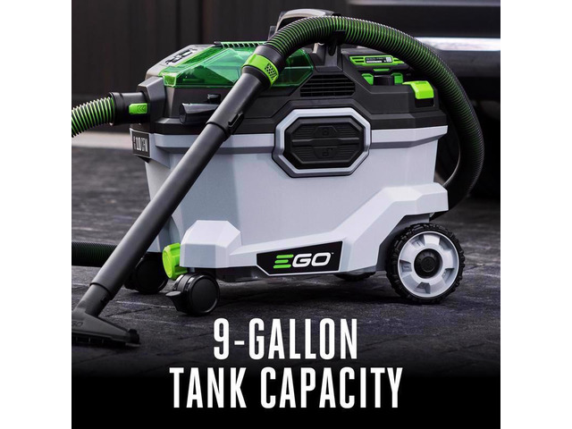 EGO Power+ WDV0900 9 gal Cordless Wet/Dry Vacuum Tool Only 56 V