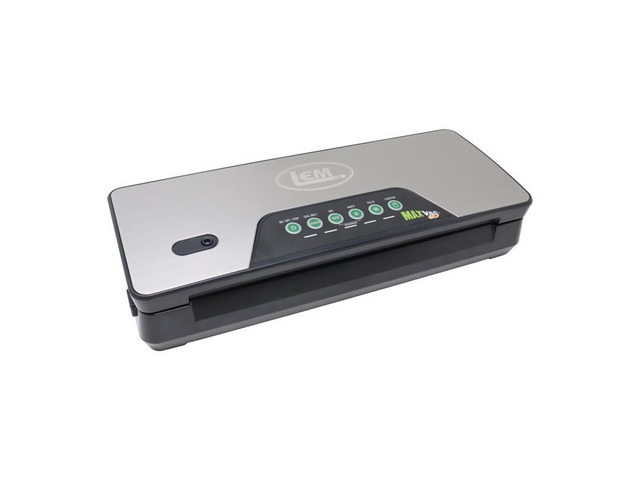LEM Products MaxVacGo Black/Silver Food Vacuum Sealer