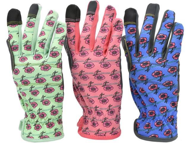 G & F Products Women Gardening Gloves with Micro-Foam Coating - Garden Gloves Texture Grip - Womens Work Gloves