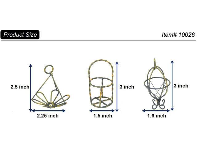 G & F MiniGardenn 10026 Fairy Garden Miniature Wire Accessory Set