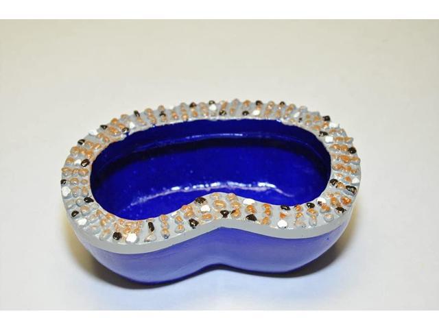 G & F Products MiniGardenn Fairy Garden Miniature Garden Pond,Blue