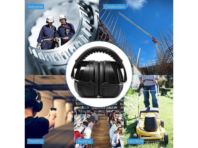 G & F Products 12010BL Highest NRR Safety Muffs-Professional Defenders Adjustable Headband Ear Protection, Shooting Hearing Protector Earmuffs Fits...