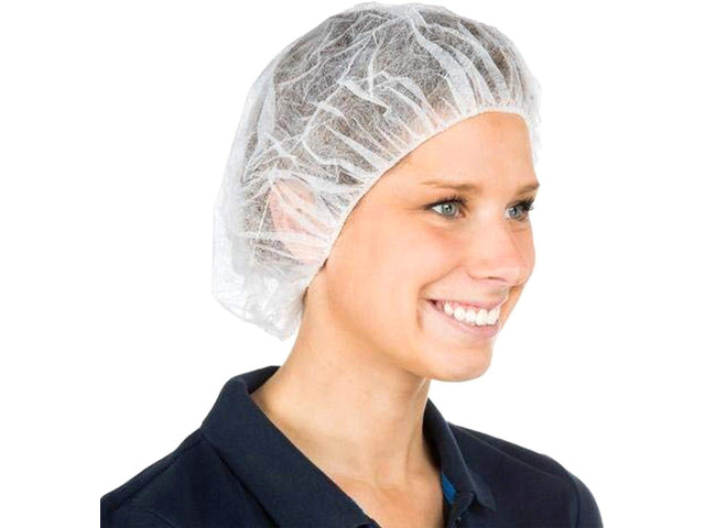 G & F Products 13040-100 Disposable Bouffant Caps Hair Net, Spun-Bonded Polypropylene, Non-Woven, Medical, Labs, Nurse, Tattoo, Food Service,...