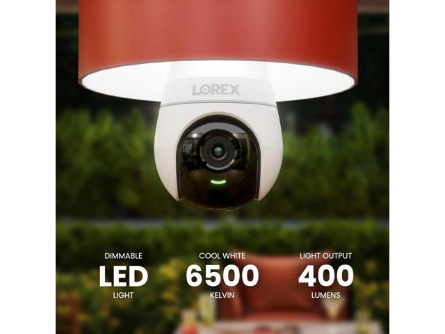 Lorex - 2K Wi-Fi Smart Lightbulb Camera (2-Pack) - White - image 5