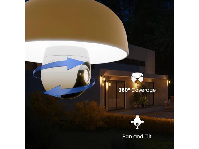 Lorex - 2K Wi-Fi Smart Lightbulb Camera (2-Pack) - White - image 6