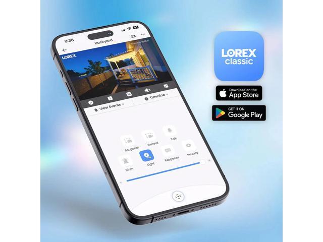 Lorex - 2K Wi-Fi Smart Lightbulb Camera (2-Pack) - White - image 7