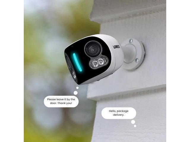 Lorex 4K Dual-Lens Wi-Fi Security Camera with Smart Security Lighting