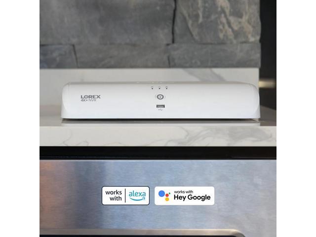 Lorex Fusion 4K+ Ultra HD 12MP 16 Camera Capable (8 Wired + 8 Fusion Wi-Fi ) 2TB Network Video Recorder