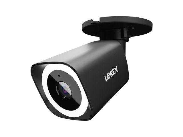 Lorex Connect V3 4K Wired PoE Bullet Camera with Smart Security Lighting - White/Black
