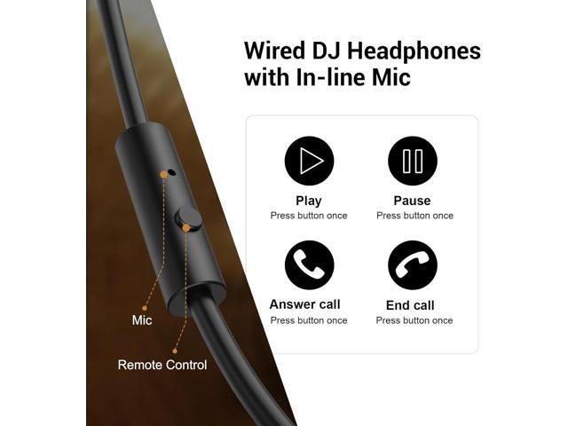 OneOdio Wired Over Ear Headphones Studio Monitor & Mixing DJ Stereo Headsets with 50mm Neodymium Drivers and 1/4 to 3.5mm Jack for AMP Computer...