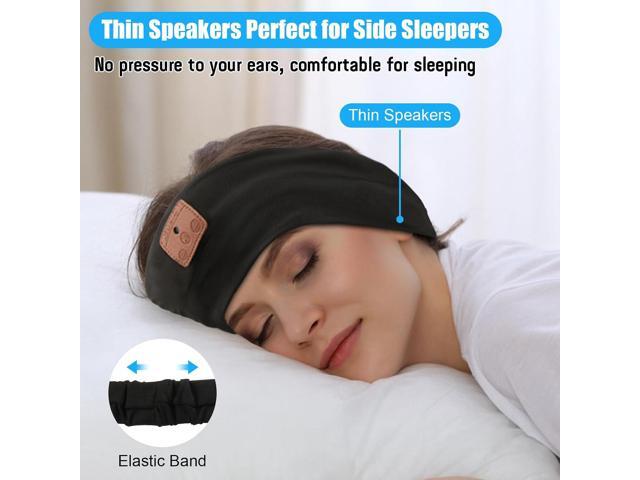 2-Pack Sleeping Headphones Bluetooth Headband, 2024 New Headband Headphones with Ultra-Thin Speakers, Wireless Headphones Headband for Side...