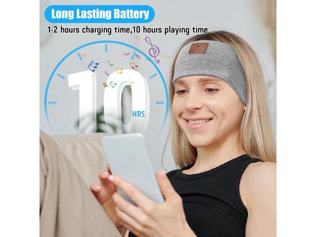 2-Pack Sleeping Headphones Bluetooth Headband, 2024 New Headband Headphones with Ultra-Thin Speakers, Wireless Headphones Headband for Side...