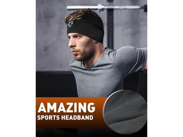 Sleep Headphones - Headband Headphones - Bluetooth Headband Sleep Headphones for Side Sleeper, Elastic Music Sleeping Band Cozy ASMR Wireless Eye...