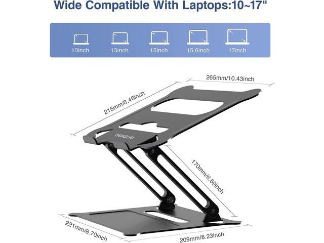 Adjustable Laptop Stand,Portable Laptop Computer Stand Riser & Multi-Angle Stand with Heat-Vent to Elevate Laptop Holder for Mac,Notebook,Lenovo...