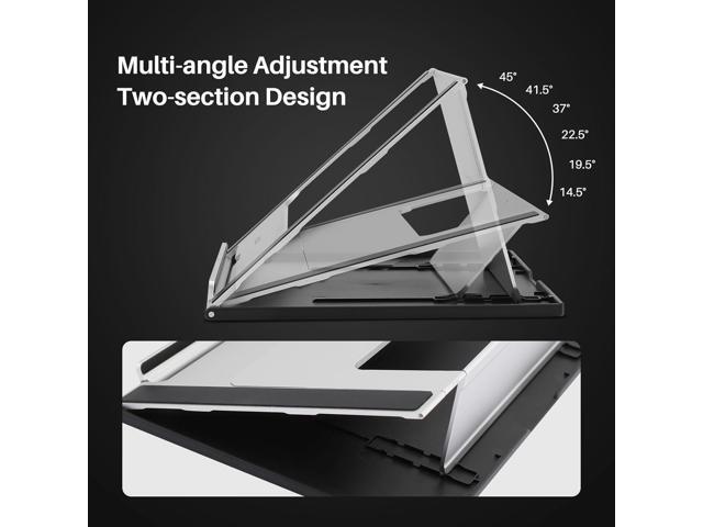 HUION ST200 Adjustable Drawing Tablet Stand Laptop Stand for 10-16inch Laptop, Tablet, Drawing Monitor