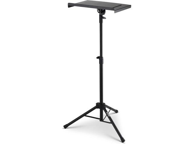 On-Stage LPT7000 Deluxe Laptop Stand, Adjustable Height and Tilt, Metal Construction, Black, Foldable