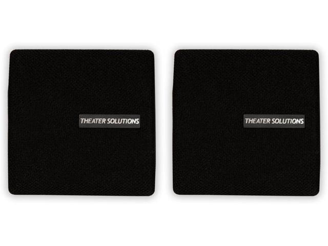 Theater Solutions TS30B Mountable Indoor Speakers Black Bookshelf Pair