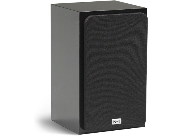 NHT SuperZero 2.1 Premium Home Theater Bookshelf Speaker - Clean, Hi-Res Audio Sealed Box Mini-Monitor Single Unit, Gloss Black