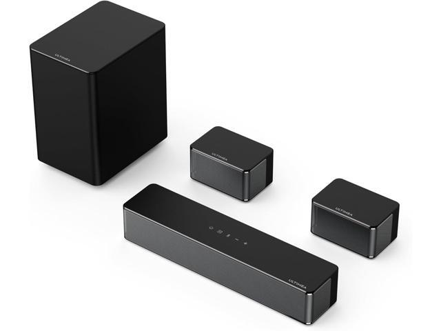ULTIMEA 5.1 Surround Sound Bar, Peak Power 320W, Surround Sound System Home Theater Sound Bar for Smart TV with Adjustable Surround Speakers and.