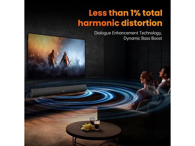 100Watt 40 Inch Soundbar, BESTISAN Sound Bar Wireless and Wired Audio Bluetooth 5.0 TV Speakers with HDMI-ARC Function (2023 Beef UP Version, DSP...