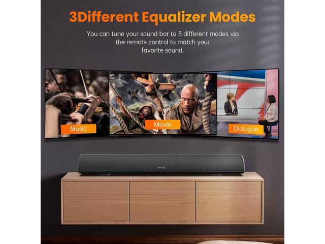100Watt 40 Inch Soundbar, BESTISAN Sound Bar Wireless and Wired Audio Bluetooth 5.0 TV Speakers with HDMI-ARC Function (2023 Beef UP Version, DSP...