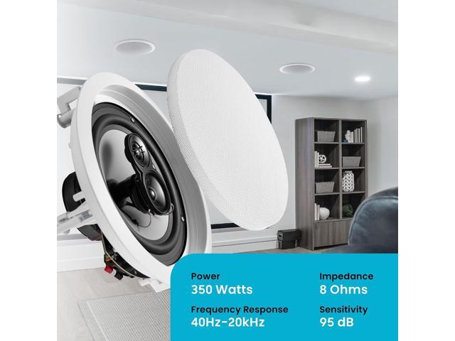 Acoustic Audio CS-IC83 in Ceiling 8' Speaker 3 Pair Pack 3 Way Home Theater 2100 Watt