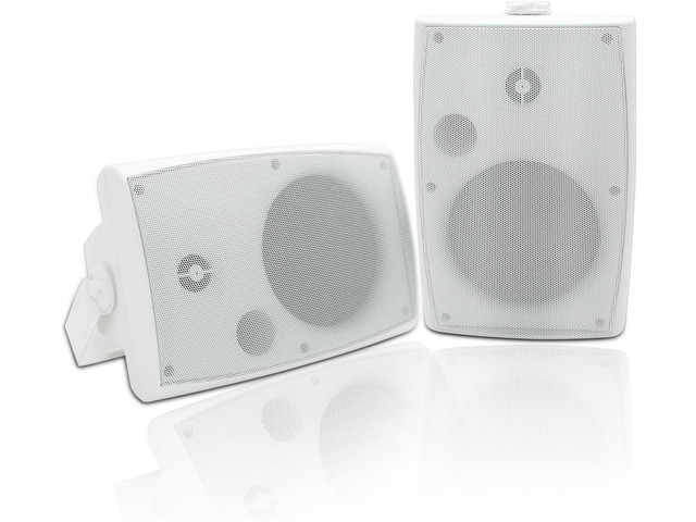 Herdio 400W 6.5 Inch Passive Outdoor Speakers Wired Waterproof,2 Way Wall Mounted Speakers with Powerful Bass for Patio Home Indoor Poolside Deck...
