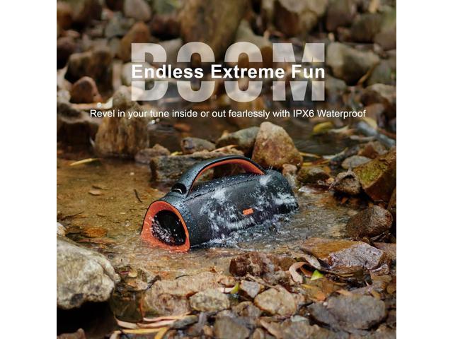DOSS Extreme Boom Pro Bluetooth Speaker with 100W Stereo Sound, Rich Bass, IPX6 Waterproof, 20H Playtime, Power Bank, Mixed Color Light, Portable...