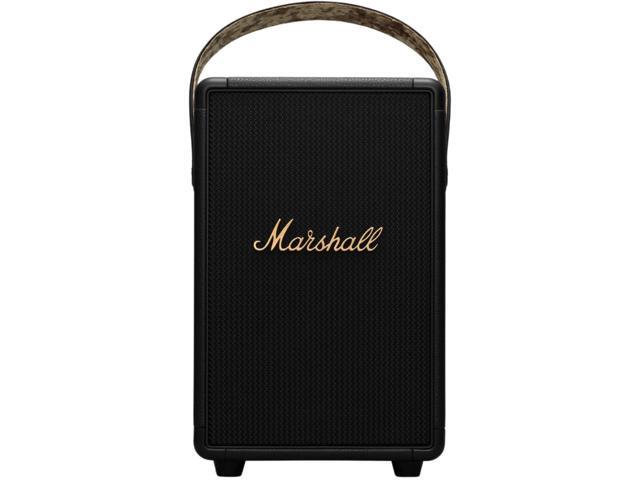 Marshall Tufton Portable Bluetooth Speaker, Black & Brass