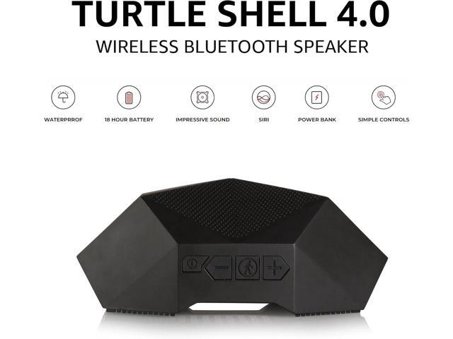 Outdoor Tech - Turtle Shell 4.0 Portable Rugged Wireless Bluetooth Speaker - 360 Degree Sound with Hi-Fi Audio - IPX7-Rated Waterproof, Dustproof,...