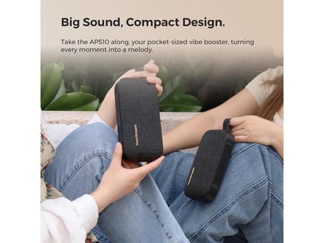 NearStream Portable Bluetooth Speaker, Wireless Speakerphone with Microphone, Powerful Sound, USB Speaker with 15H Playtime, Support Multiple...