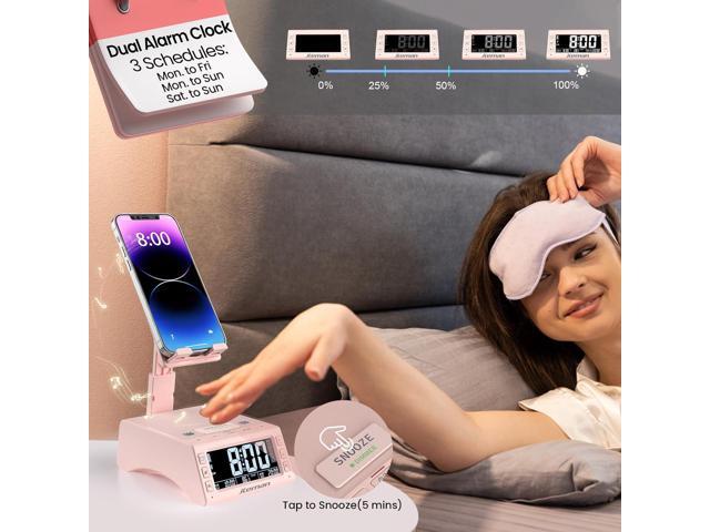 JTEMAN Gifts for Men Women,Cell Phone Stand with Wireless Bluetooth Speaker,Adjustable Cool Tech Kitchen Gadgets,Unique Birthday Gift Idea for Him,...