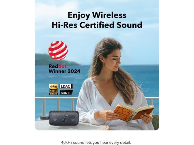Soundcore Motion 300 by Anker, Bluetooth Speaker, Wireless Hi-Res Portable Speaker, IPX7 Waterproof, BassUp, Bluetooth 5.3, 30W Stereo Sound, 13H...
