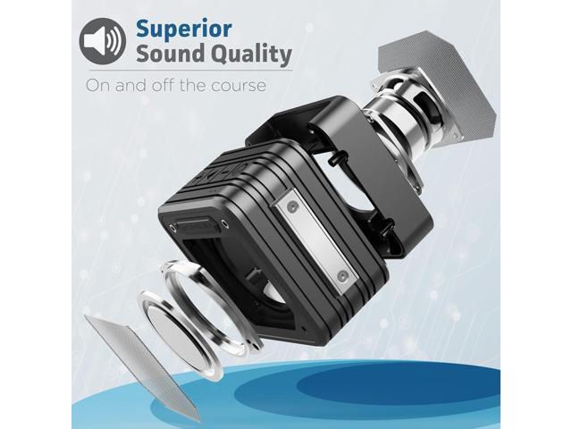 Golf Gift for Dad, Magnetic Bluetooth Speaker for Golf Carts (Waterproof IPX6) Built-in Magnet Mount, Dynamic G8 Driver, 33Ft Wireless Range - for...