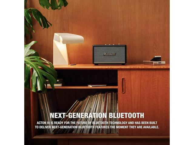 Marshall Acton III Bluetooth Home Speaker, Black