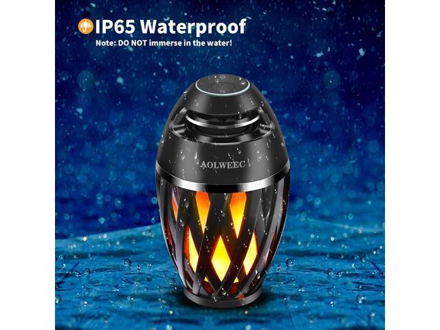Flame Light Speaker, Led Flame Speakers Torch Atmosphere Bluetooth Speakers & Outdoor Portable Stereo Speaker with HD Audio and Enhanced Bass...