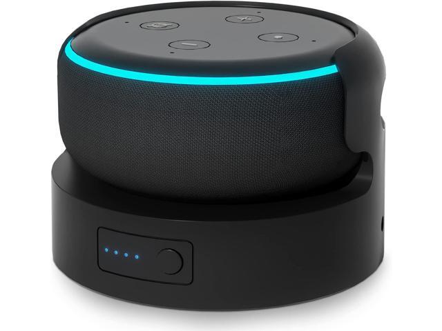 Battery Base for Echo Dot 3rd Gen Battery Stand Portable Charger for Dot 3rd and Google Mini 2 Back up Battery 8 Hours Play time, Not Include dot...