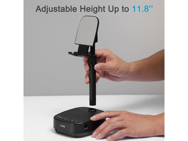 Gifts for Men Him, Cell Phone Stand with Wireless Speaker(7-11Height), Birthday Gifts for Men, Gifts Him, Phone Holder for iPhone/Android/Tablet,...