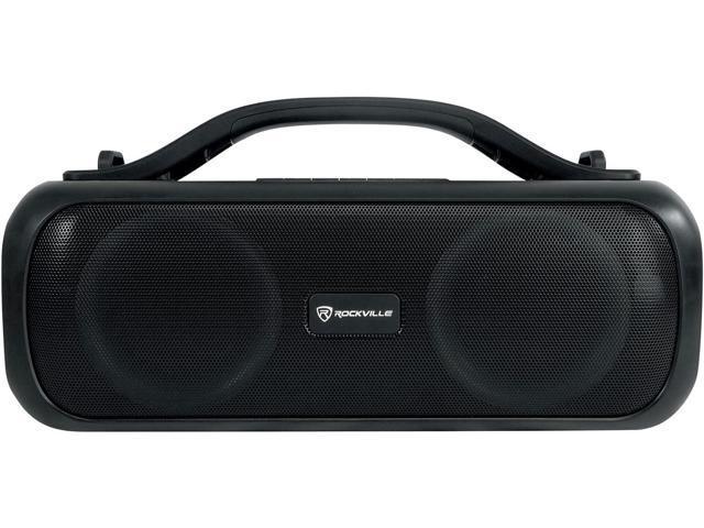 Rockville Go Party D4 30W Portable LED Bluetooth Speaker, Deep Bass, IPX5 Water Resistant, TWS Linking, Long Battery Life, Perfect for Parties and...