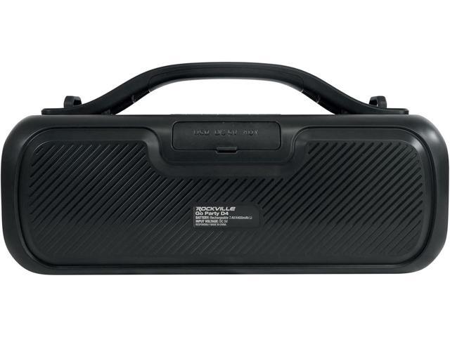 Rockville Go Party D4 30W Portable LED Bluetooth Speaker, Deep Bass, IPX5 Water Resistant, TWS Linking, Long Battery Life, Perfect for Parties and...