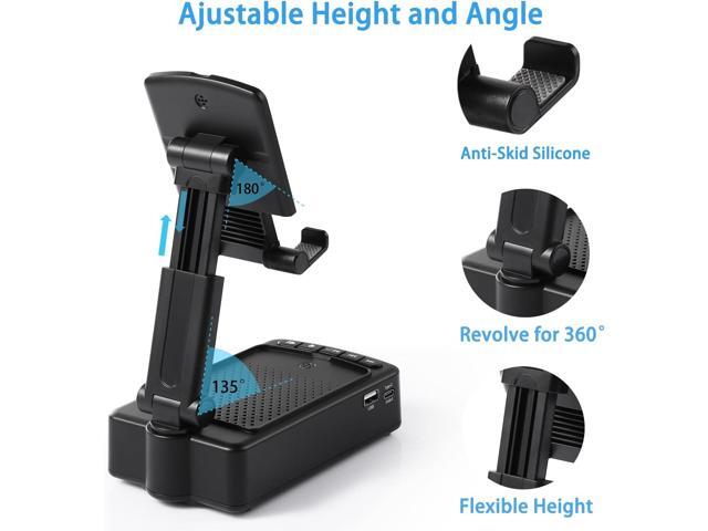 Gifts for Men, OLES Mobile Phone Stand with Bluetooth for Him Dad Women Who Want Nothing, Adjustable Tablet Holder with Wireless Speaker, Tech...