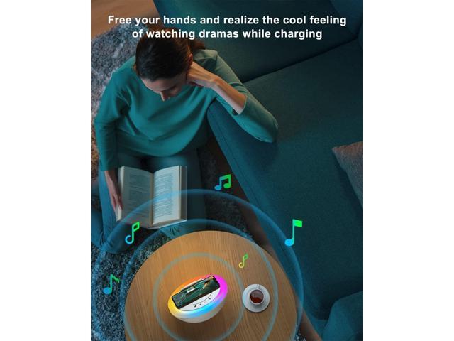 Bluetooth Speaker Night Lightsr,Wireless Charging Modern Speaker,Best Teenage Birthday Gift Ideas Tween Girls Gifts/Please use The Original...