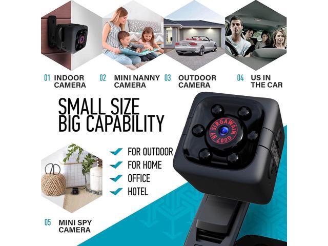 Upgraded Mini Spy Camera 1080P Hidden Camera V2.0 - Portable Small HD Nanny Cam with Night Vision & Motion Detection - New Software - Hidden Spy...