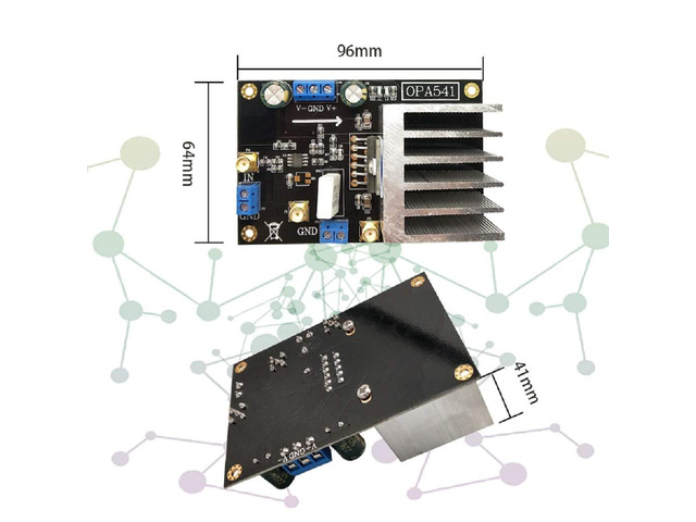 Taidacent OPA541 OP AMP High Power Monolithic Operational Amplifier 5A Current High Voltage Audio Amplifier Sound Amplifier Board
