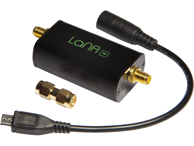Lana HF v2 - Ultra Low-Noise LF, MF & HF Amplifier (LNA) Module for RF & Software Defined Radio (SDR). Wideband 50kHz-150MHz Frequency Capability...