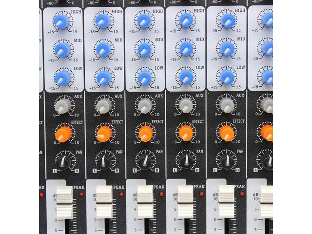 CNCEST 12 Channel Professional Live Studio Audio Mixer CT-120S USB Bluetooth Mixing Console Board Amplifier Studio 48V