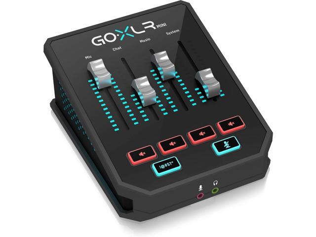 TC Helicon GoXLR MINI Online Broadcast Mixer with USB/Audio Interface and Midas Preamp, Officially Supported on Windows