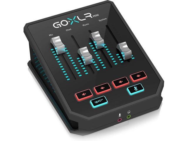 TC Helicon GoXLR MINI Online Broadcast Mixer with USB/Audio Interface and Midas Preamp, Officially Supported on Windows