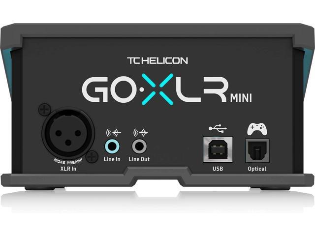 TC Helicon GoXLR MINI Online Broadcast Mixer with USB/Audio Interface and Midas Preamp, Officially Supported on Windows